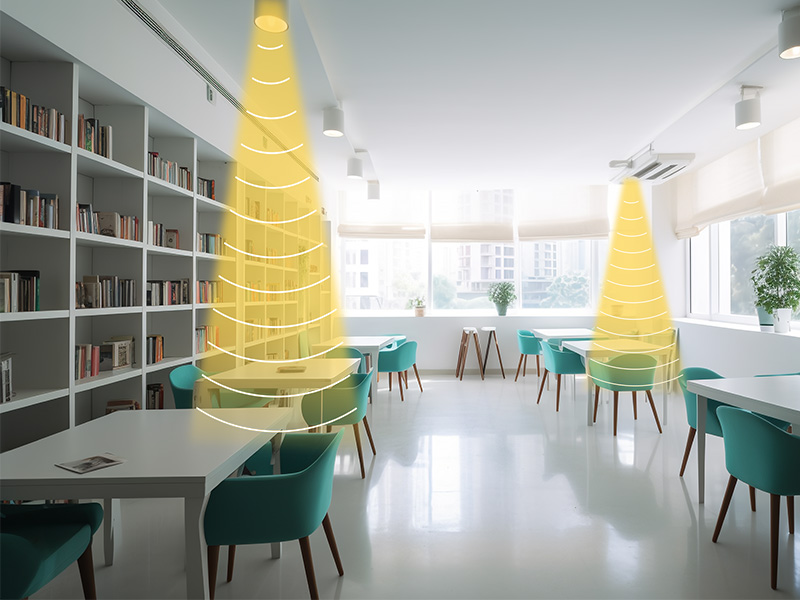 圖書館應用定向音箱系統