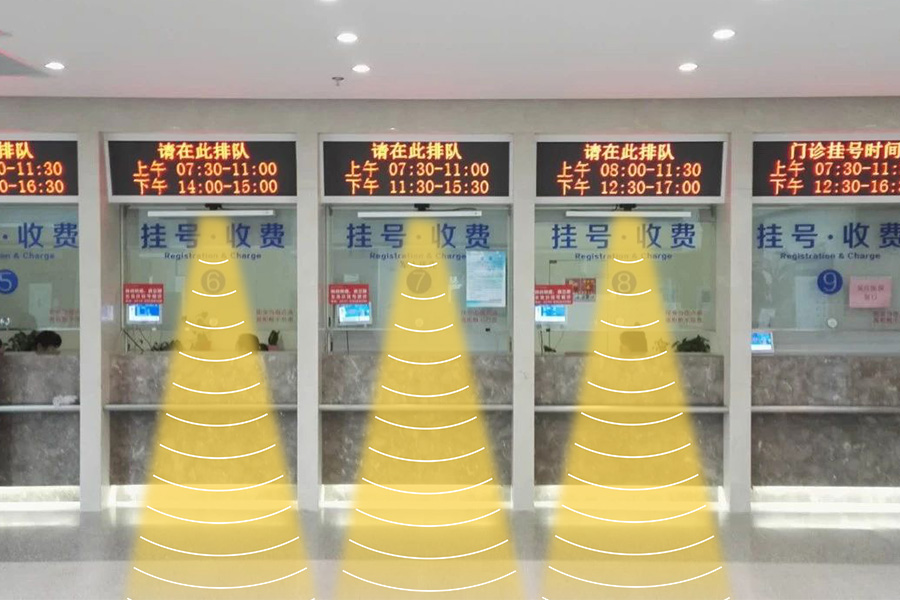 醫(yī)院使用定向音箱實現(xiàn)聲音分區(qū)控制