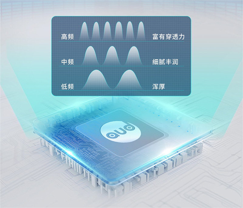 專業(yè)級(jí)芯片，還原真實(shí)人聲，聲音更自然