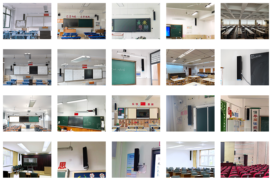 清聽聲學均衡擴聲的教室有源音箱應用案例