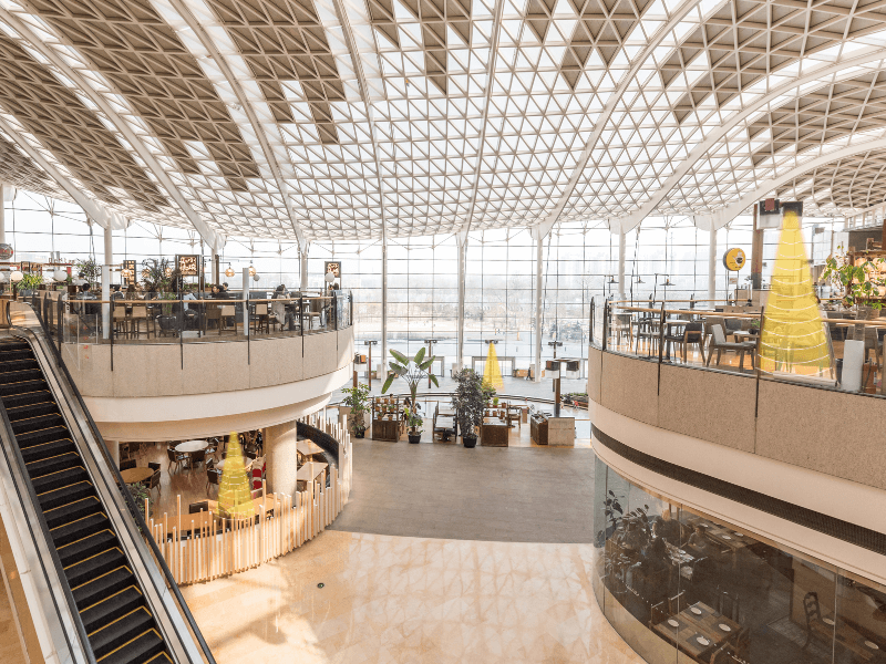 商場(chǎng)有源定向音箱安裝示意圖