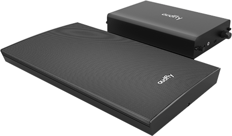 分體式超聲波定向揚(yáng)聲器B，指向性強(qiáng)，獨(dú)立功放